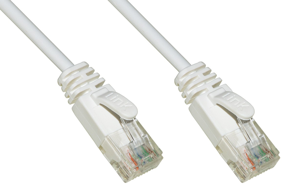 LINK LK6U010WS cavo di rete Bianco 1 m Cat6 U/UTP (UTP)