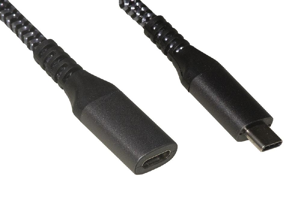 LINK LKCC10MF cavo USB 1 m USB 3.2 Gen 2 (3.1 Gen 2) USB C Nero