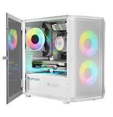 Logic PORTOS ARGB MINI USB 3.0 Case White