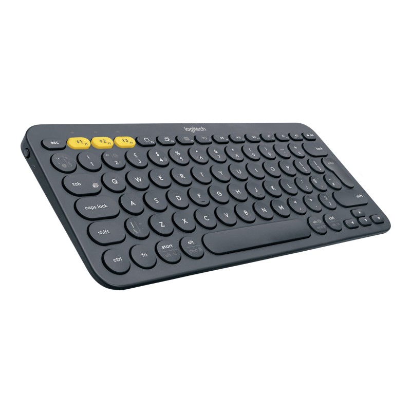 Logitech K380 Multi-Device Tastiera Bluetooth Wireless Design Easy-Switch Sottile Portatile 2 Anni di Batteria