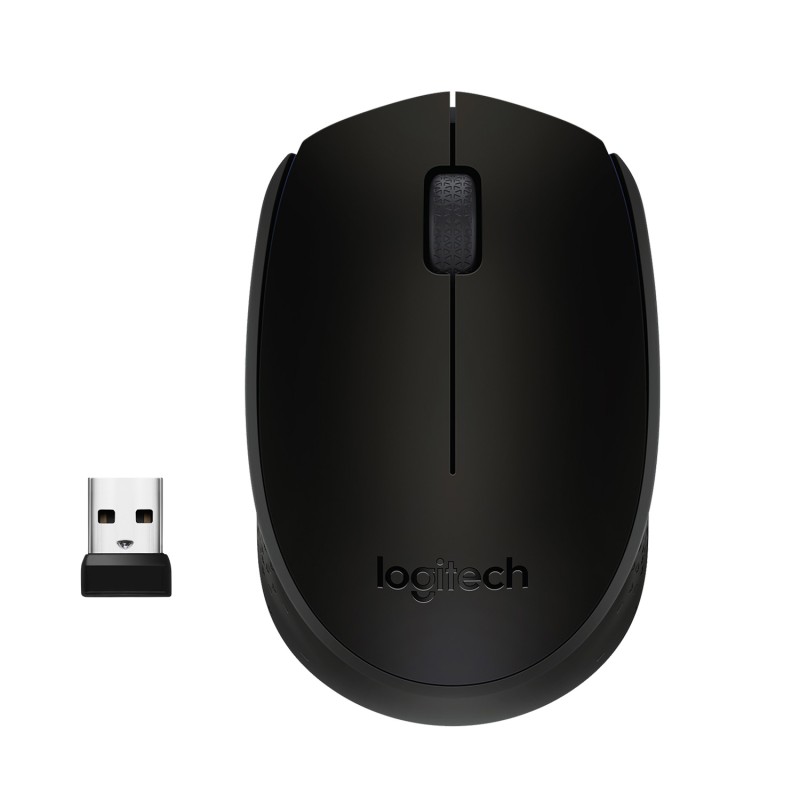 Logitech M171 Mouse Wireless 2.4 GHz con Mini Ricevitore USB Rilevamento Ottico Durata ?Batteria Fino a 12 Mesi