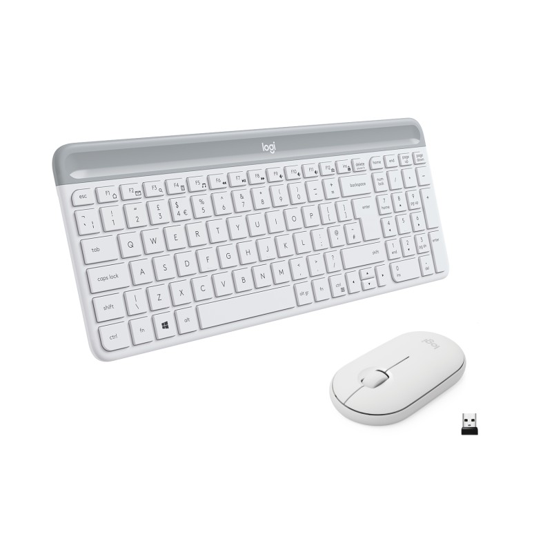 Logitech MK470 Kit Mouse e Tastiera Layout Italiano Qwerty