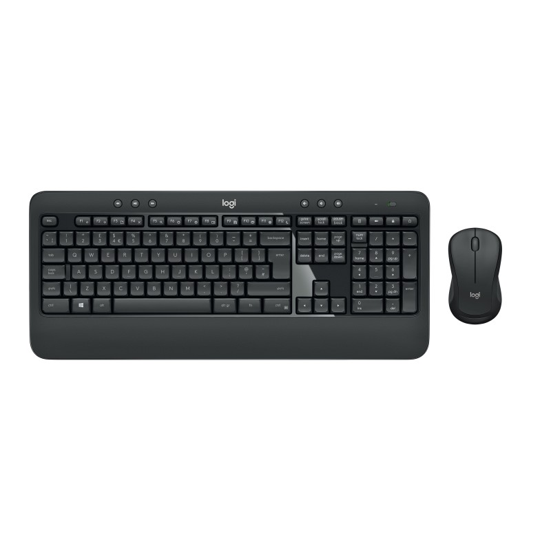 Logitech MK540 Advanced Combo Tastiera e Mouse Wireless per Windows Ricevitore USB Unifying 2.4 GHz