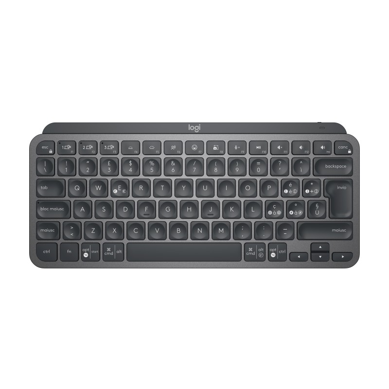 Logitech MX Keys Mini Tastiera Illuminata Wireless Minimal Compatta Bluetooth Retroilluminata USB-C
