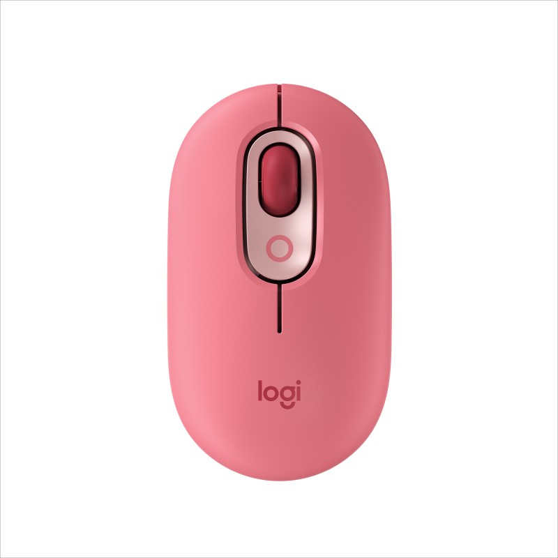 Logitech POP Mouse Wireless con Emoji personalizzabili Tecnologia SilentTouch Precisione e Velocità Design Compatto