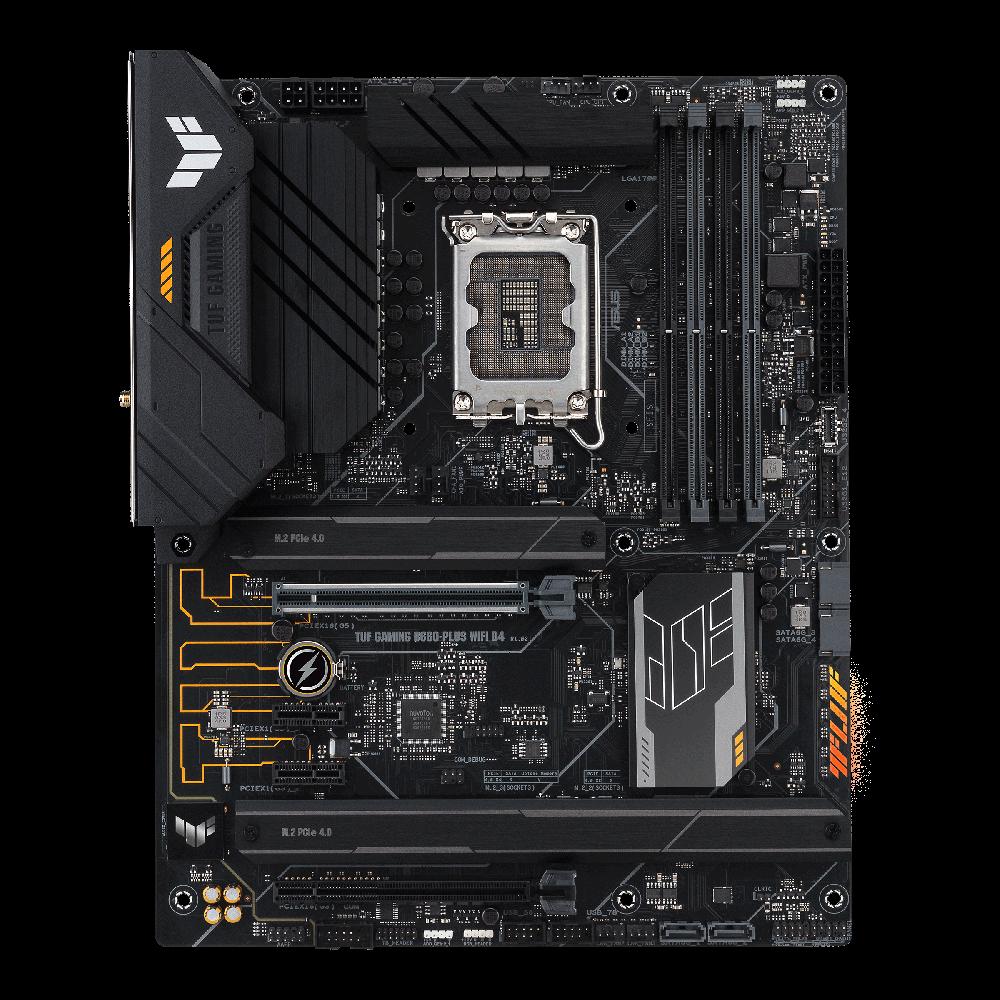 MB ASUS TUF GAMING B660-PLUS WIFI D4 B660 LGA1700 4xDDR4DC-5333oc HDMI DP 1xPCIe5.0x16 4xSATA3r M.2 WiFi ATX 90MB1920-M1EAY0