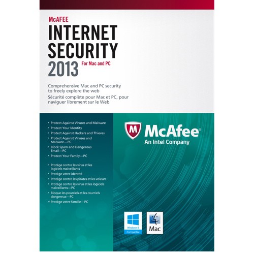 McAfee Internet Security 2013. WIN MAC 1u Sicurezza antivirus 1 licenza/e