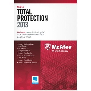 McAfee Total Protection 2013. 3u DEU FRE ITA ENG Sicurezza antivirus Tedesca Inglese Finlandese ITA 3 licenza/e