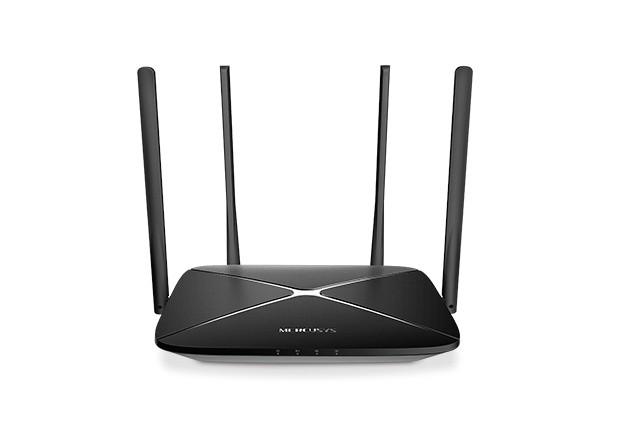 Mercusys AC12G router wireless Gigabit Ethernet Dual-band (2.4 GHz/5 GHz) Nero
