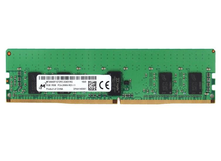 Micron MTA9ASF1G72PZ-3G2E1 memoria 8 GB 1 x 8 GB DDR4 3200 MHz Data Integrity Check (verifica integrità dati)