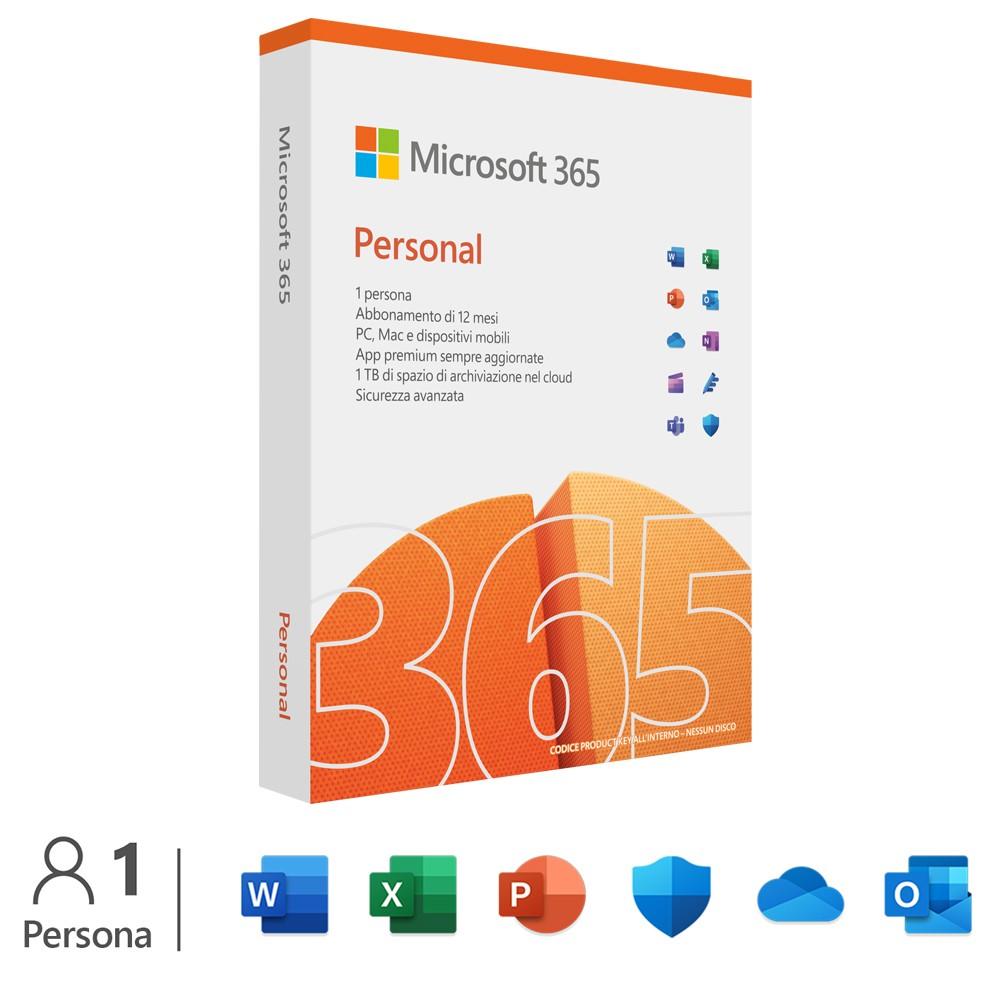 Microsoft 365 Personal 1 licenza/e Abbonamento ITA 1 anno/i