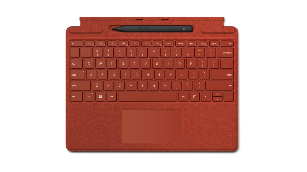 Microsoft Signature with Slim Pen 2 Rosso Cover port QWERTY Italiano