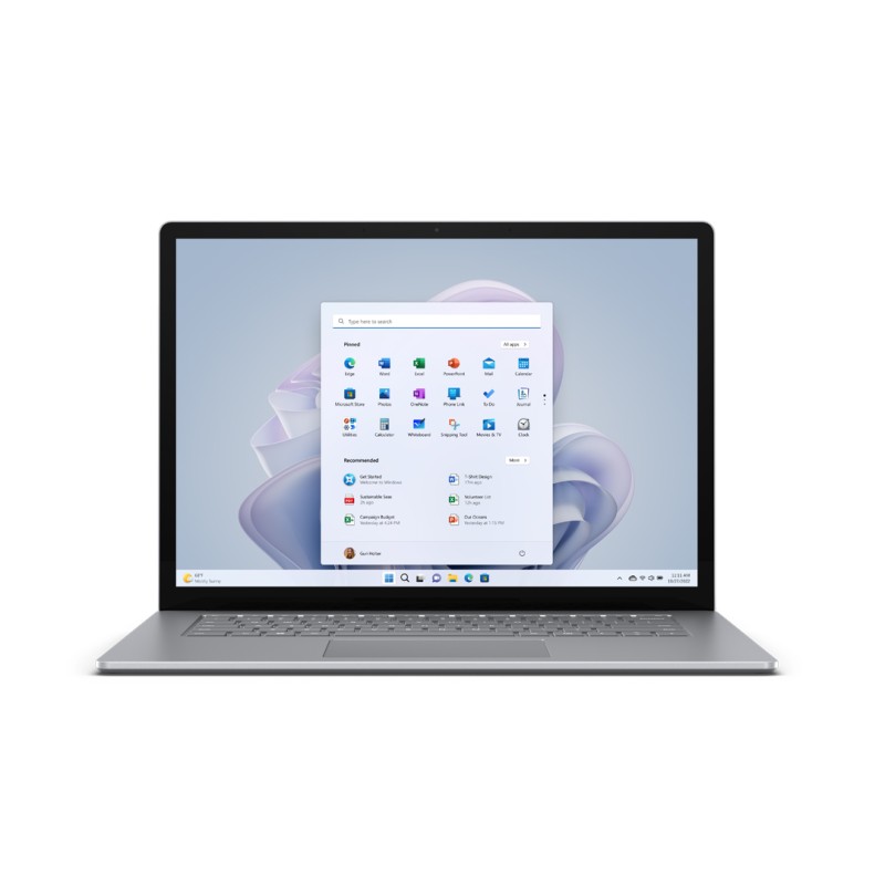 Microsoft Surface Laptop 5 i7-1255U Computer portatile 38 1 cm (15") Touch screen Intel® EVO™ i7 8 GB LPDDR5x-SDRAM 256 GB SSD