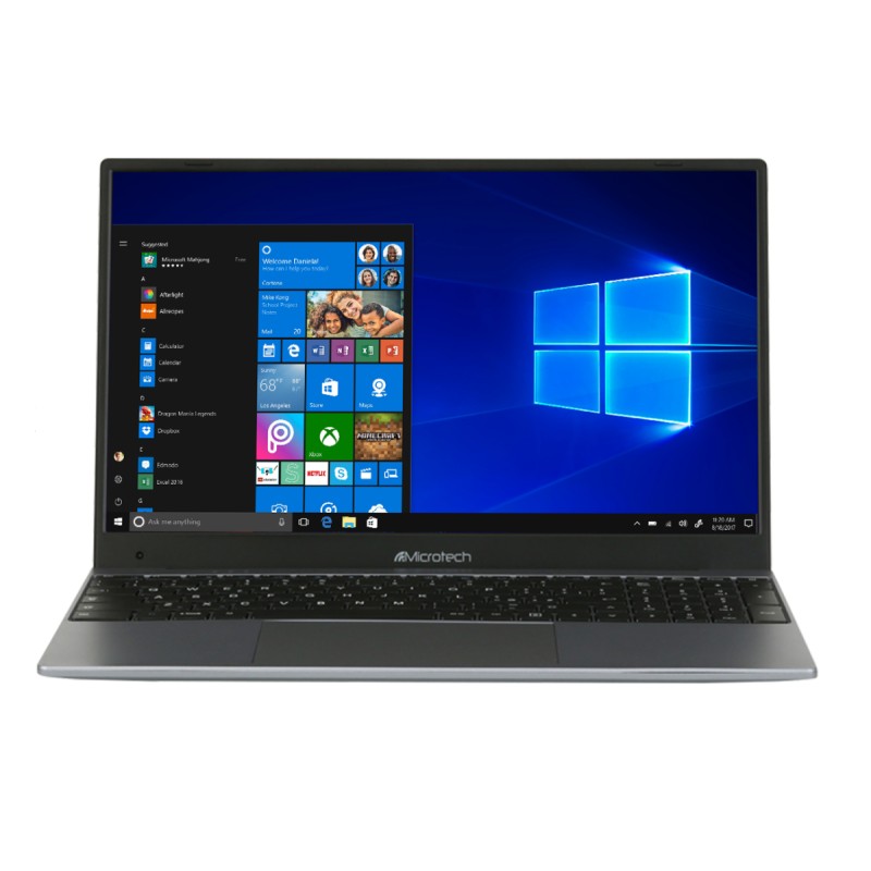 Microtek CoreBook I3 Computer Portatile 39.6 Cm (15.6") Full HD Intel® Core™ I3-10110U 8 GB LPDDR4-SDRAM 256 SSD Wi-Fi 5