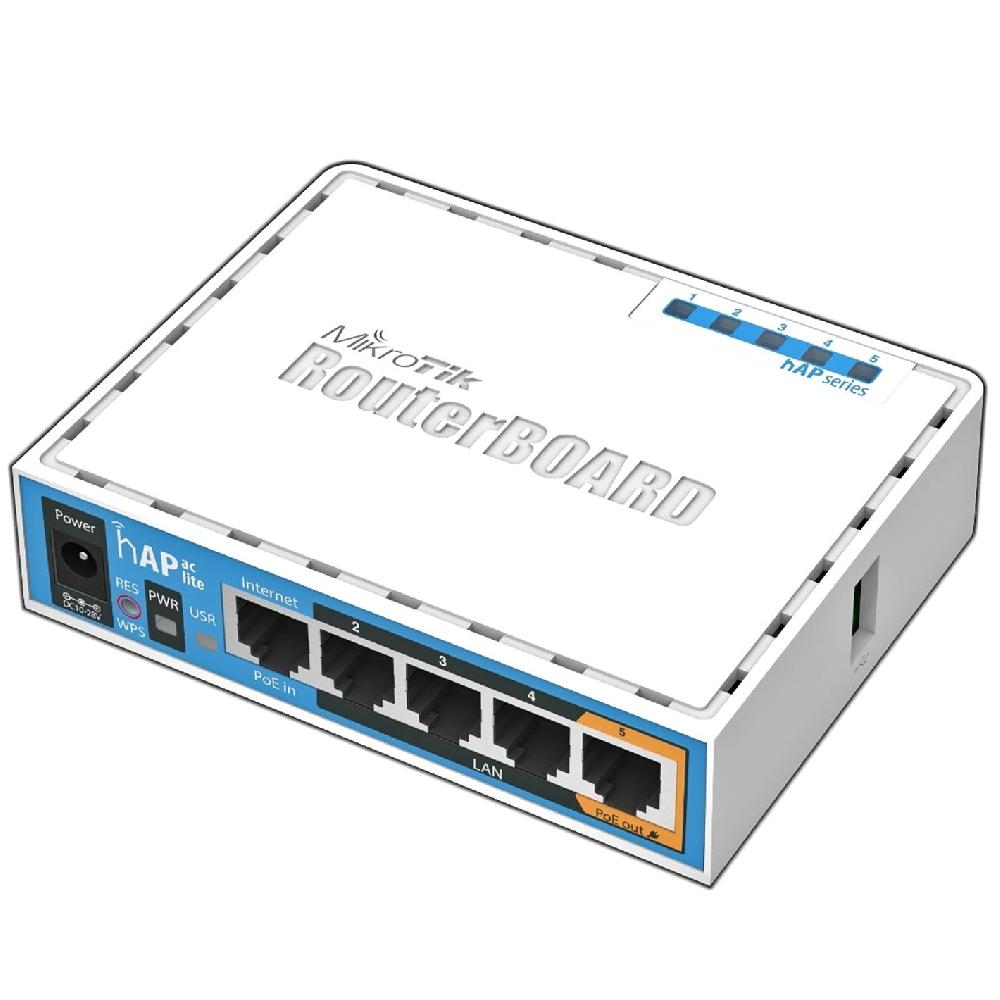 Mikrotik HAP ac lite 733 Mbit/s Bianco Supporto Power over Ethernet (PoE)