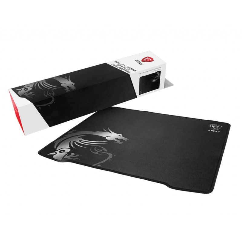 MSI Agility GD30 Tappetino per mouse gioco da computer Nero Bianco