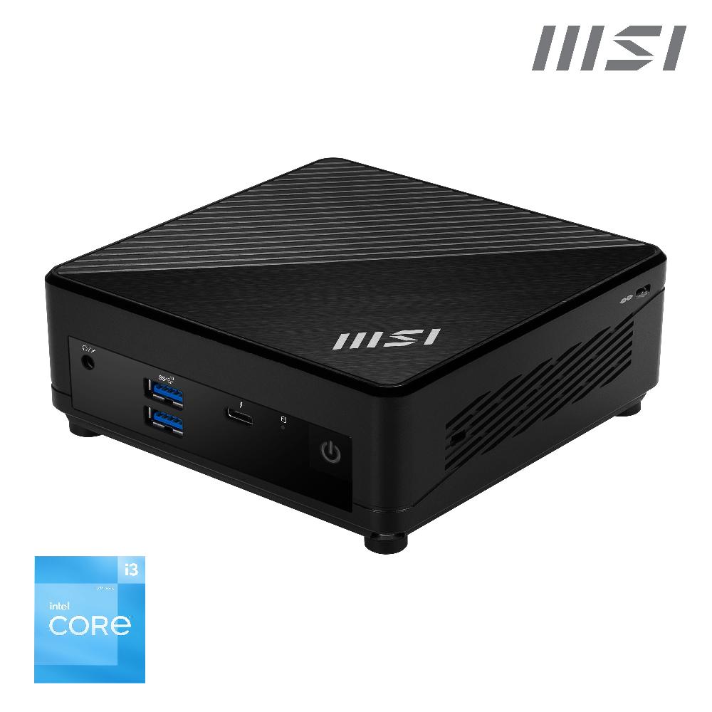 MSI Cubi 5 12M COMPACT PC I3-1215U BLK 0.66L sized PC Nero Intel SoC 4 4 GHz