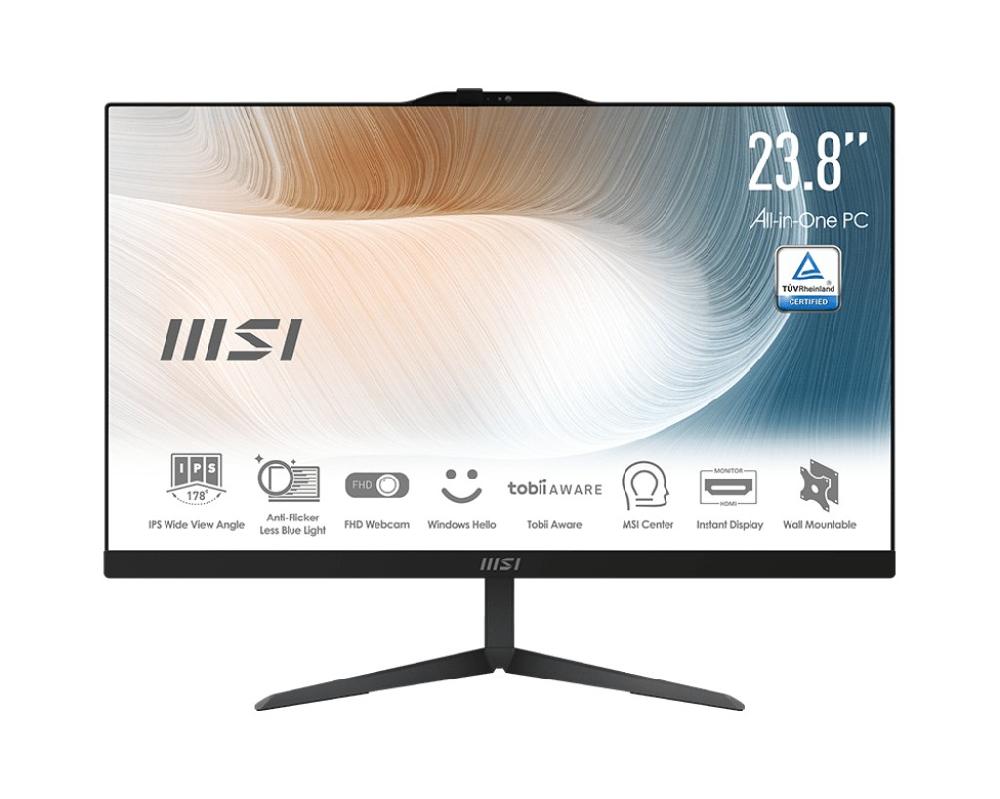 MSI Modern AM242 12M-001EU Intel® Core™ i5 i5-1235U 60 5 cm (23.8") 1920 x 1080 Pixel PC All-in-one 8 GB DDR4-SDRAM 512 GB SSD