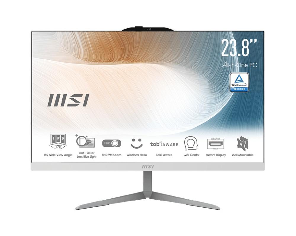 MSI Modern AM242 12M-632IT Intel® Pentium® Gold 8505 60 5 cm (23.8") 1920 x 1080 Pixel PC All-in-one 4 GB DDR4-SDRAM 128 GB SSD