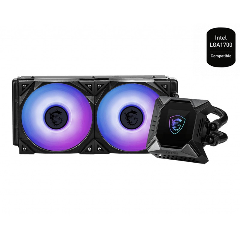 MSI MPG CORELIQUID K240 V2 sistema di raffreddamento per computer Case Set refrigerante 12 cm Nero