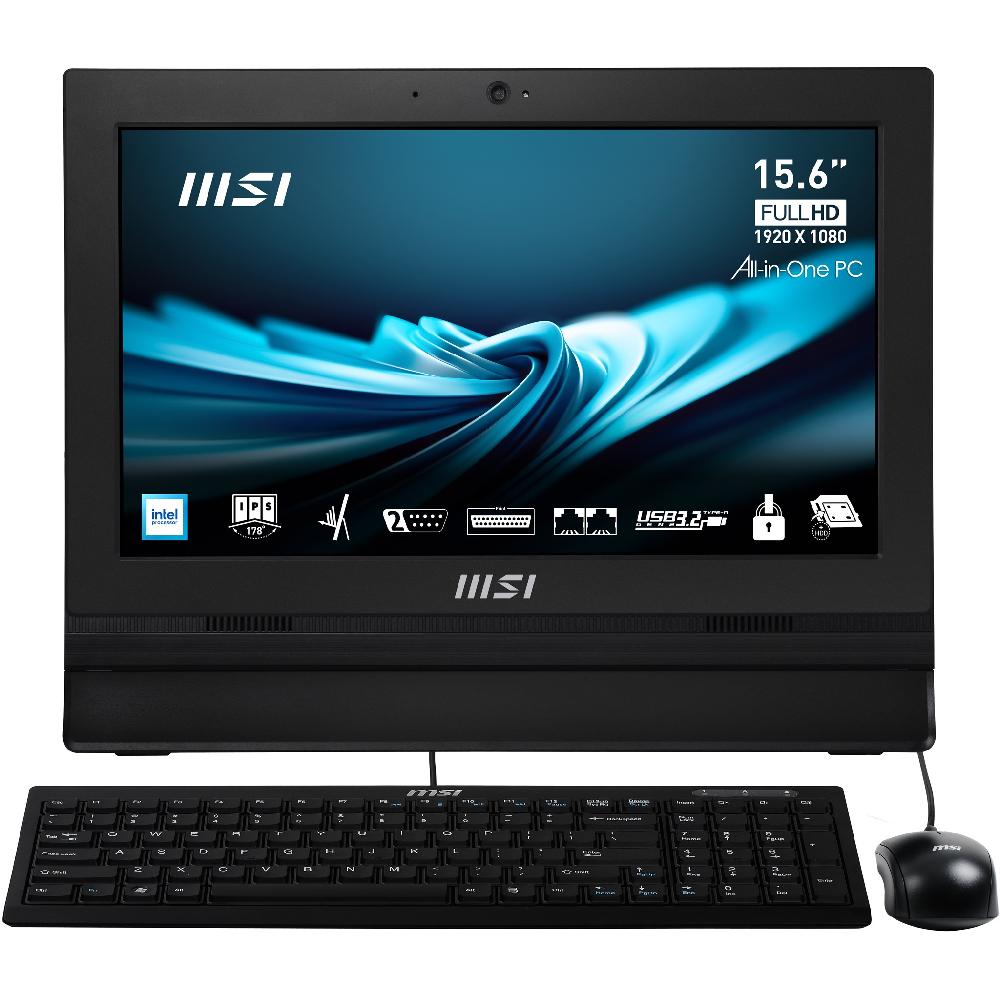 MSI Pro AP162T ADL-005IT All-in-One PC Intel® N N100 39 6 cm (15.6") 1920 x 1080 Pixel Touch screen PC All-in-one 4 GB