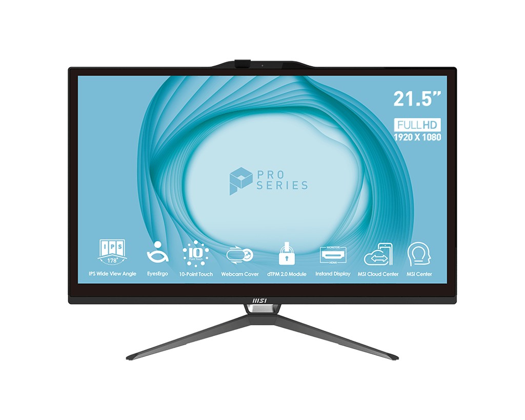 MSI Pro AP222T 13M-072IT Intel® Core™ i3 i3-13100 54 6 cm (21.5") 1920 x 1080 Pixel PC All-in-one 8 GB DDR4-SDRAM 512 GB SSD