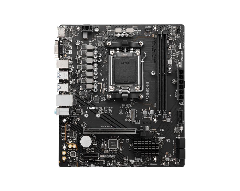 MSI PRO B650M-B scheda madre AMD B650 Presa di corrente AM5 micro ATX