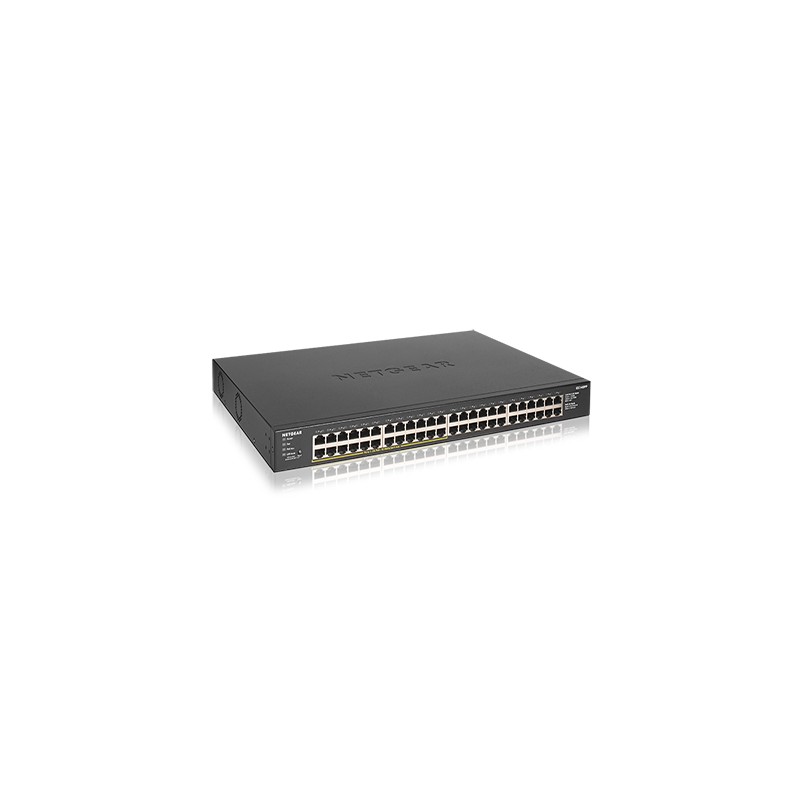 NETGEAR GS348PP Non gestito Gigabit Ethernet (10/100/1000) Supporto Power over (PoE) Nero