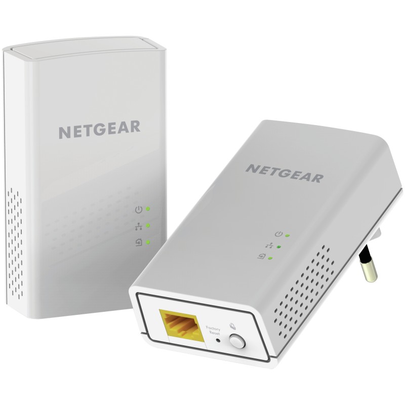 NETGEAR PL1000 1000 Mbit/s Collegamento Ethernet LAN Bianco 2 Pz
