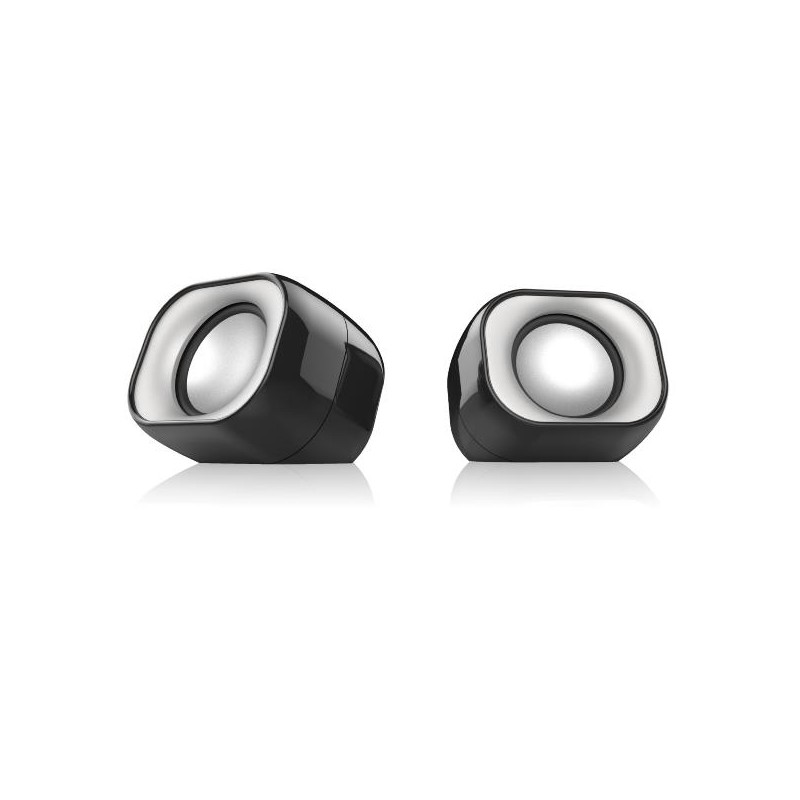 Nilox CASSE ACUSTICHE PREAMPLIFICATE 100W altoparlante 2-vie Nero Cablato 2 W