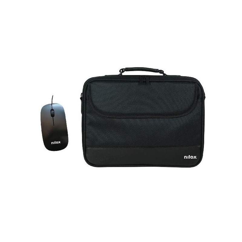 Nilox NOTEBAG 15.6 PRO + MOUSE USB 40.6 cm (16") Valigetta ventiquattrore Nero