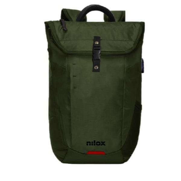 Nilox NXBPODECO borsa per laptop 39.6 cm (15.6") Zaino Verde