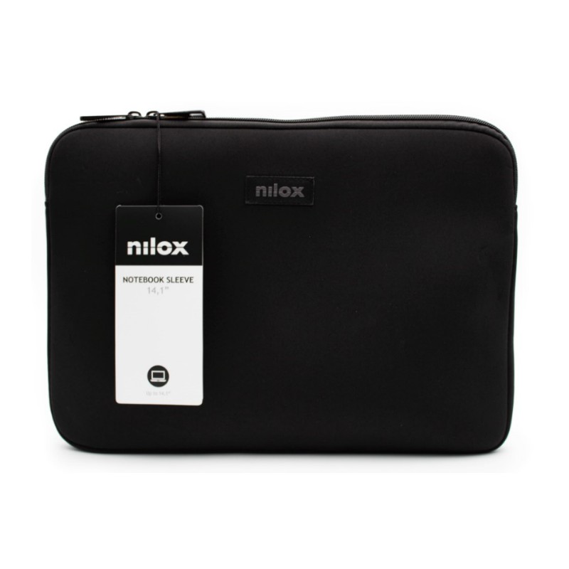 Nilox NXF1401 borsa per laptop 35.8 cm (14.1") Custodia a tasca Nero