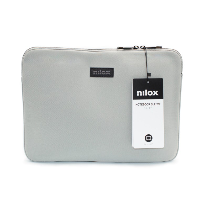 Nilox NXF1402 borsa per laptop 35.8 cm (14.1") Custodia a tasca Grigio