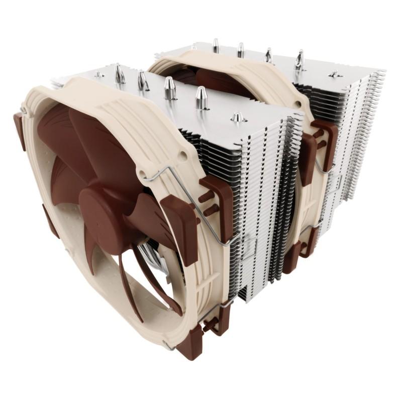 Noctua NH-D15 sistema di raffreddamento per computer Processore Refrigeratore 14 cm Beige Marrone Acciaio