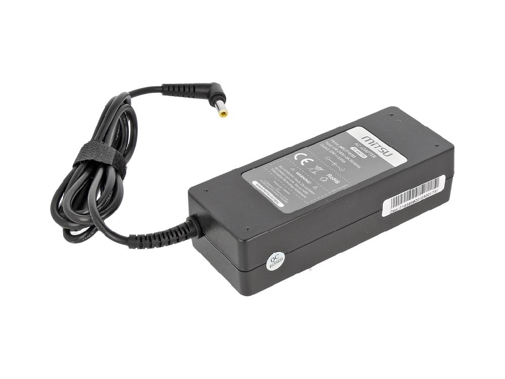notebook charger mitsu 19v 3.95a (5.5x2.5) - toshiba compaq hp asus 75W