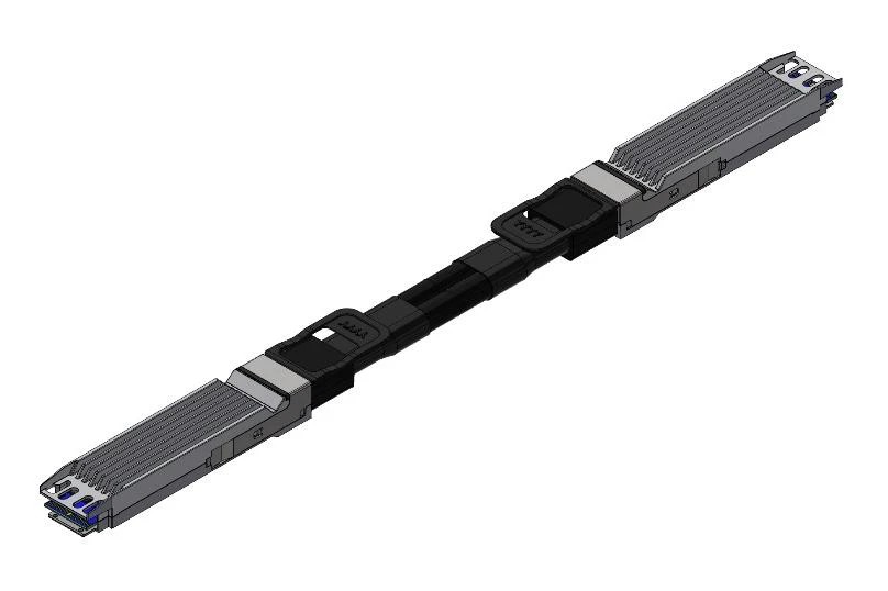 Nvidia MCP4Y10-N002-FLT cavo InfiniBand e in fibra ottica 2 m OSFP Nero