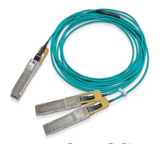 Nvidia MFS1S50-H010V cavo InfiniBand e in fibra ottica 10 m QSFP56 2x QSFP56 Blu