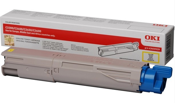 OKI 43459329 cartuccia toner 1 pz Originale Giallo