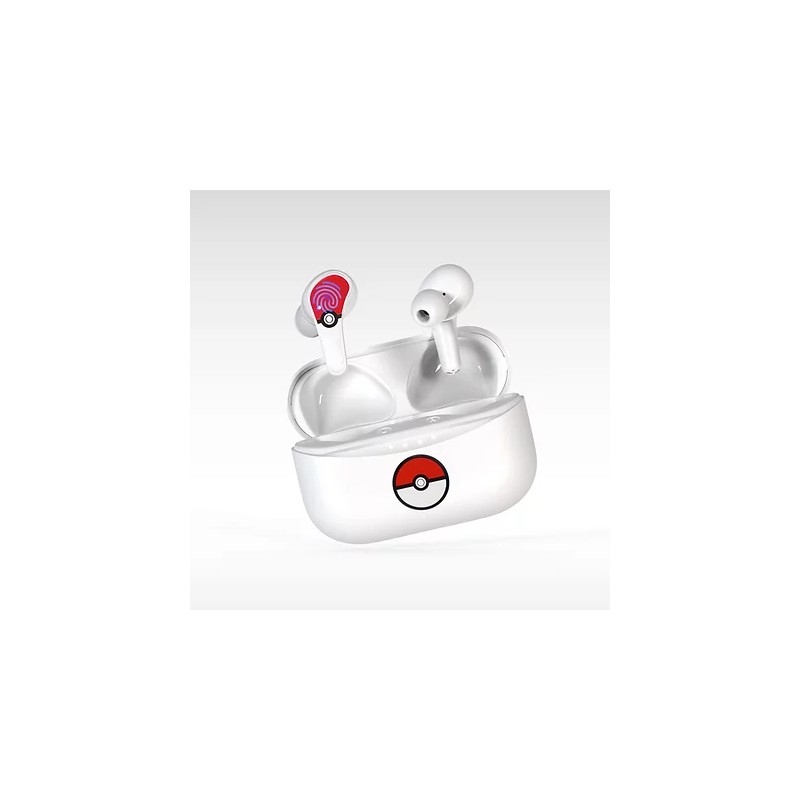 OTL Technologies Pokémon Poké ball Cuffie Wireless In-ear Musica e Chiamate Bluetooth Bianco
