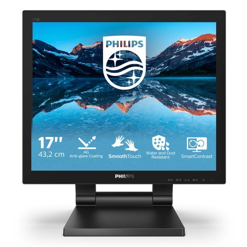 Philips 172B9TL/00 Monitor PC 43.2 cm (17") 1280 x 1024 Pixel Full HD LCD Touch screen Nero