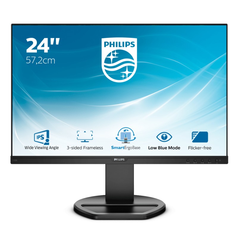 Philips 230B8QJEB/00 Monitor PC 57.1 cm (22.5") 1920 x 1200 Pixel WUXGA LED Nero