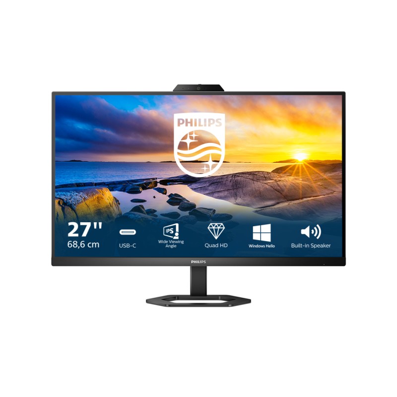 Philips 5000 series 27E1N5600HE/00 Monitor PC 68.6 cm (27") 2560 x 1440 Pixel Quad HD LCD Nero