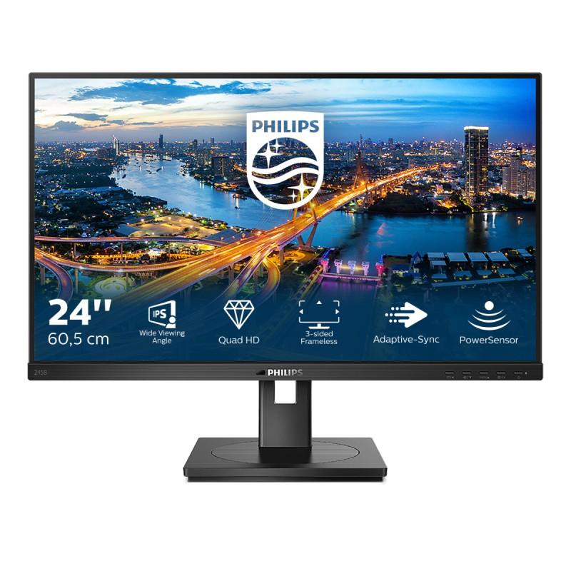 Philips B Line 245B1/00 LED display 60.5 cm (23.8") 2560 x 1440 Pixel Quad HD Nero