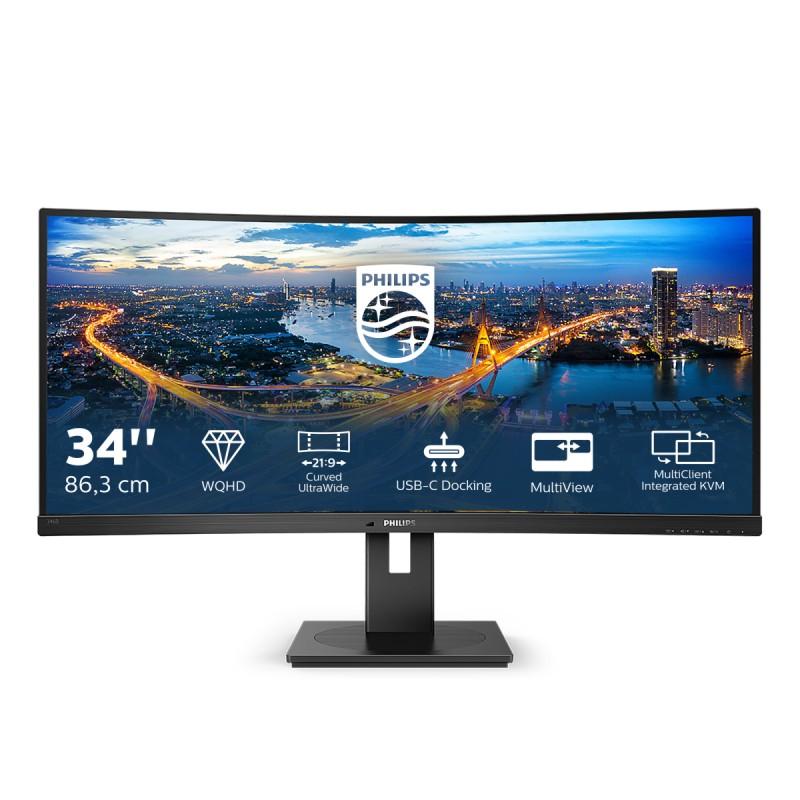 Philips B Line 346B1C/00 Monitor PC 86.4 cm (34") 3440 x 1440 Pixel Quad HD LCD Nero