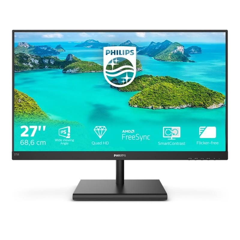 Philips E Line 275E1S/00 LED display 68.6 cm (27") 2560 x 1440 Pixel Quad HD Nero