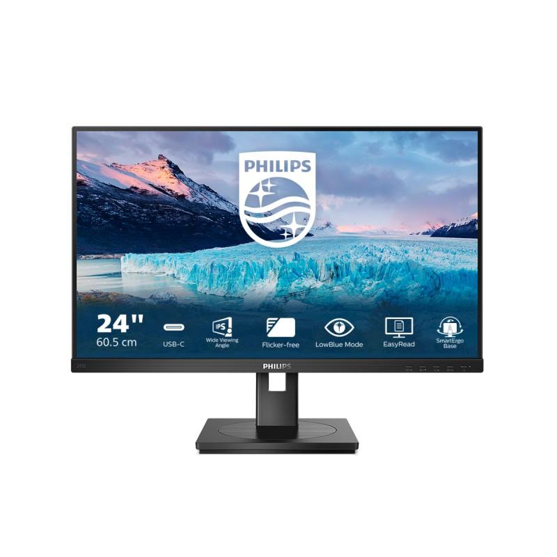 Philips S Line 243S1/00 Monitor PC 60.5 cm (23.8") 1920 x 1080 Pixel Full HD LCD Nero