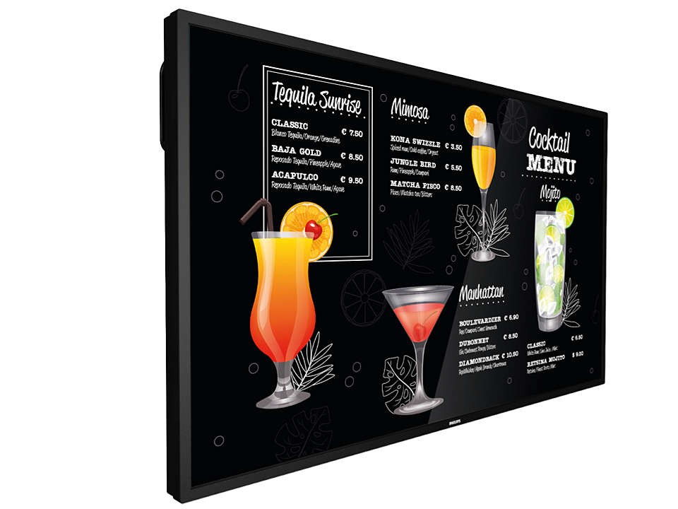 Philips Signage Solutions 65BDL3117P Pannello piatto per segnaletica digitale 165.1 cm (65") ADS 750 cd/m² 4K Ultra HD Nero 24/7