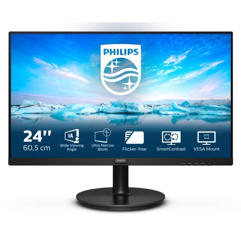 Philips V Line 241V8L/00 LED Display 60.5 Cm (23.8") 1920 X 1080 Pixel Full HD Nero