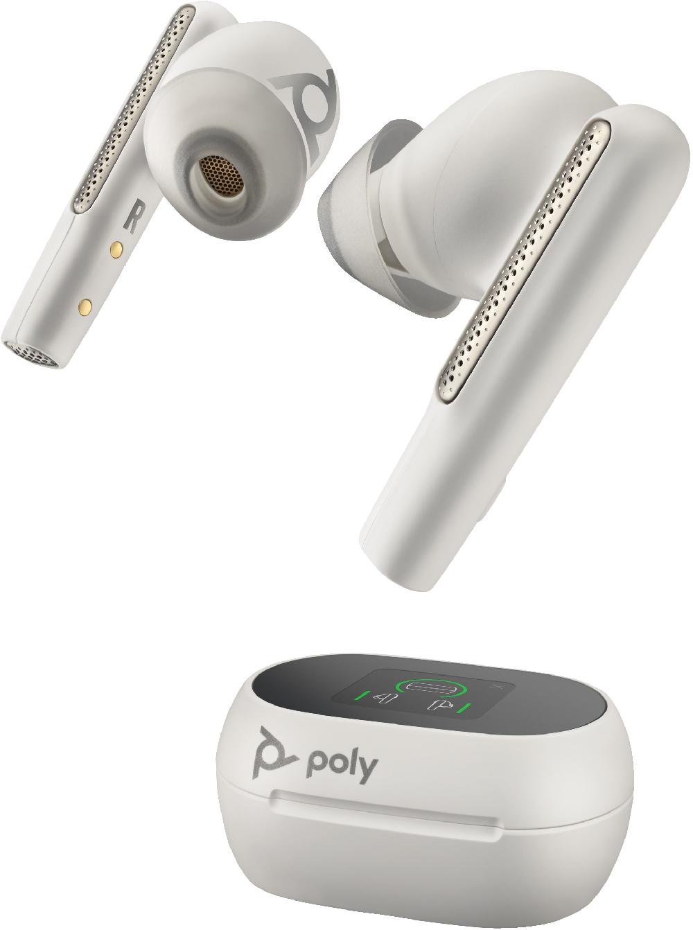 POLY Auricolari bianchi Voyager Free 60/60+ (2 pezzi)